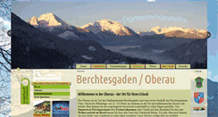 Desktop Screenshot of berchtesgaden-oberau.com