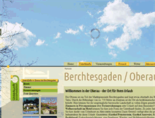 Tablet Screenshot of berchtesgaden-oberau.com